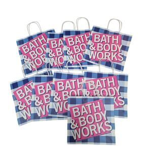 Bath & Body Works Gift Bags 10x10 Medium - Set of 9 - NEW